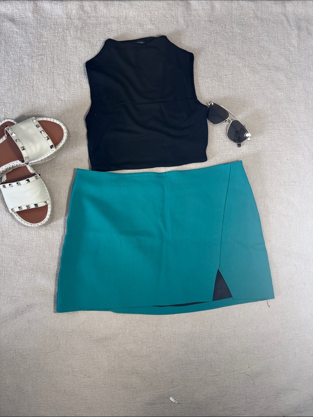 A.L.C. Teal/green Skirt
